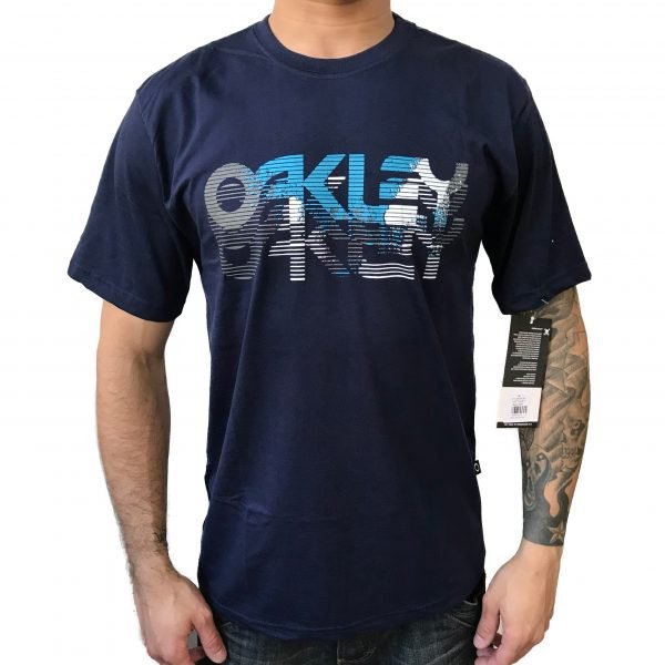 Camiseta Oakley azul marinho