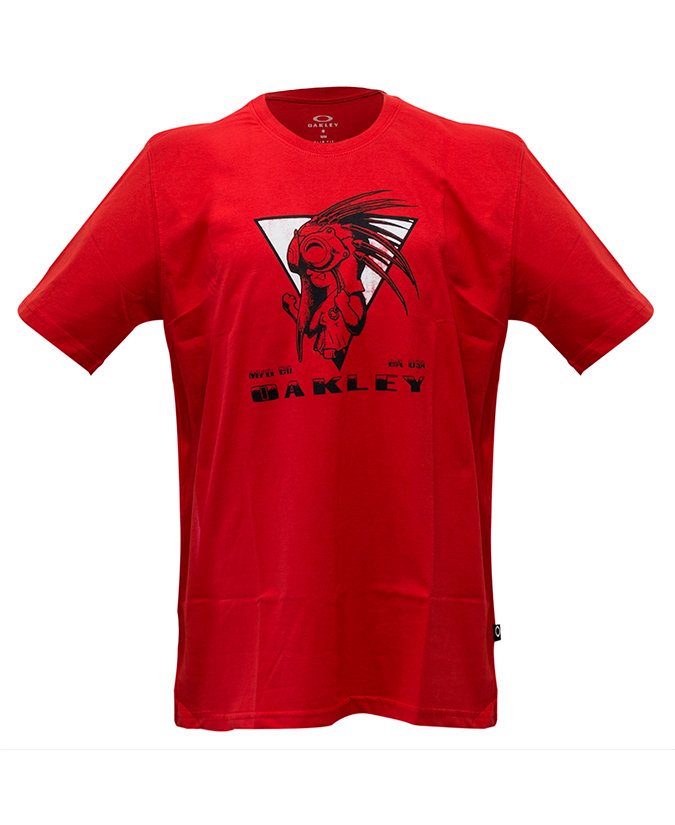 Camiseta Oakley Icon Masculina Vermelho Mescla Vermelho