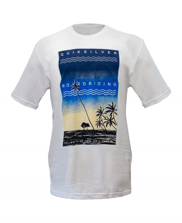 Camiseta Quiksilver Branca 481BR