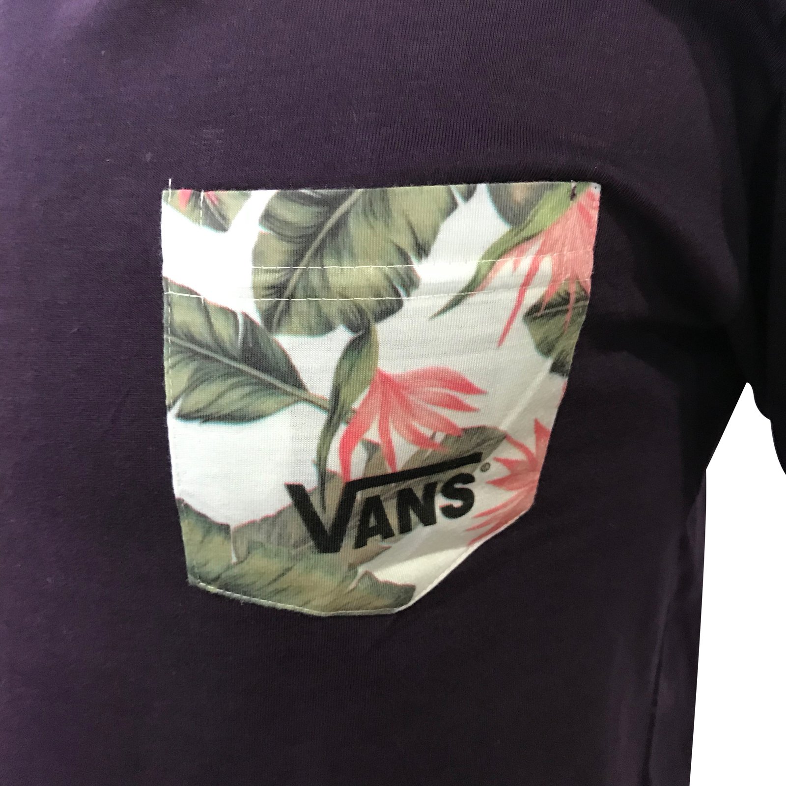 Camiseta best sale vans roxa