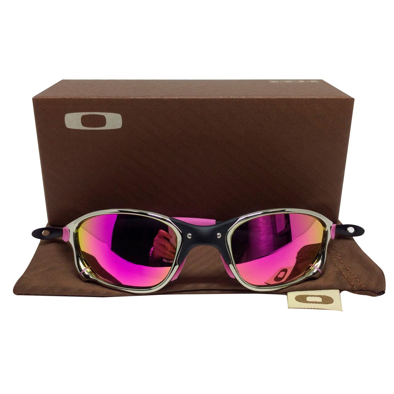 Óculos Oakley Juliet Double X Tio2 Lente Rosa ⋆ Sanfer Acessórios