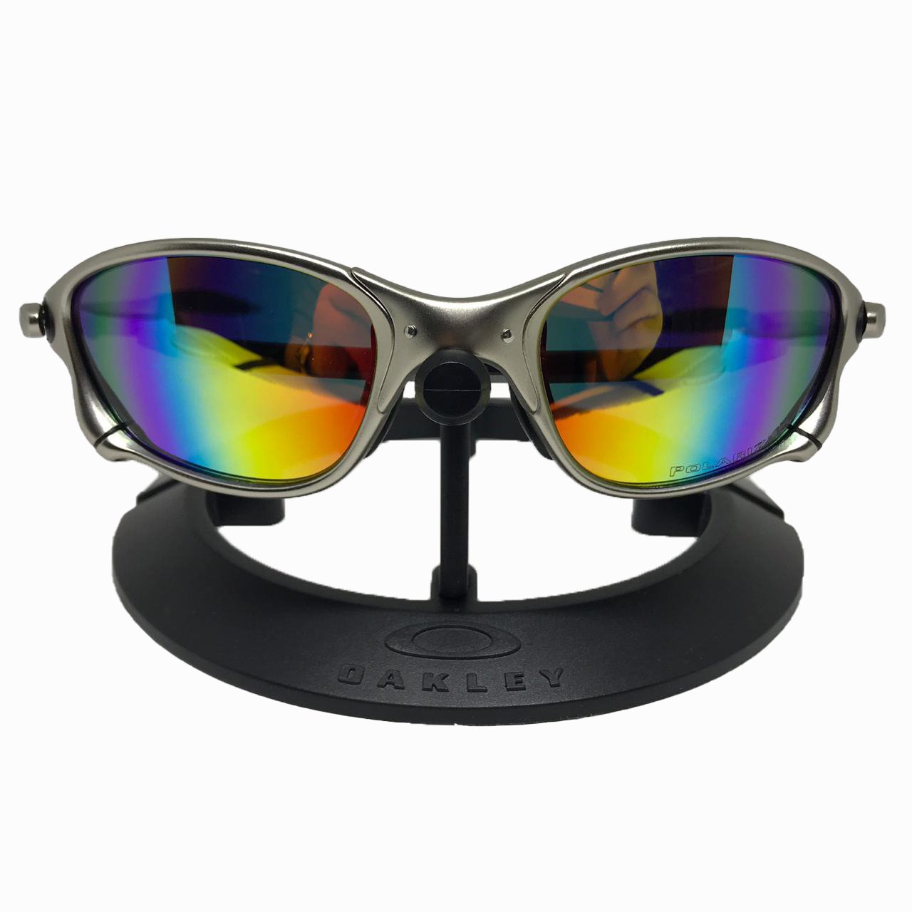 Óculos de Sol Oakley Juliet (Prata Lente Arco íris) ROMEO 2
