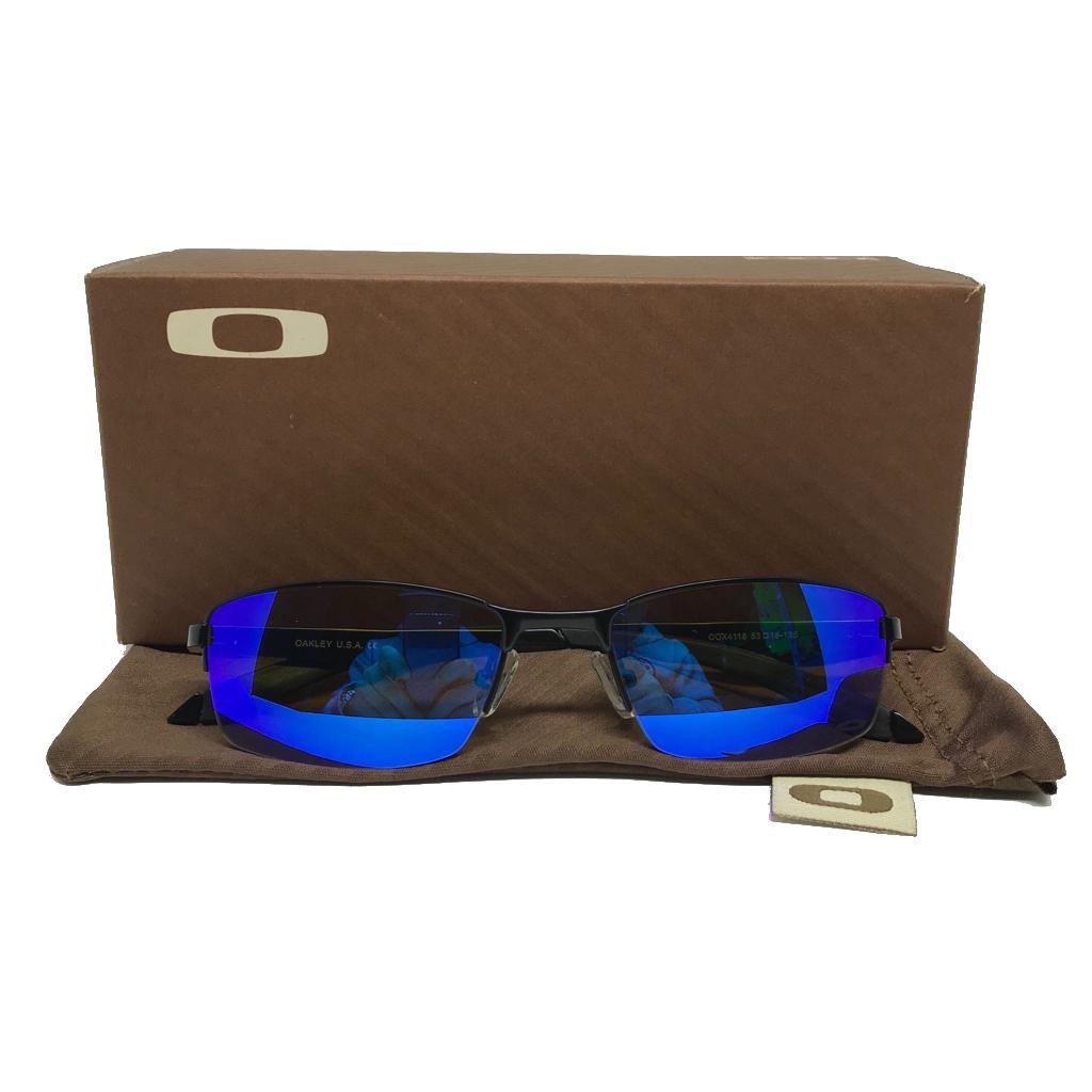Óculos Oakley carbon 24K, mandrake, lupa de vilão azul prisma