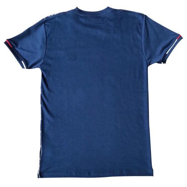 Camiseta Tommy Hilfiger Azul Royal Preto e Cinza - Image 2