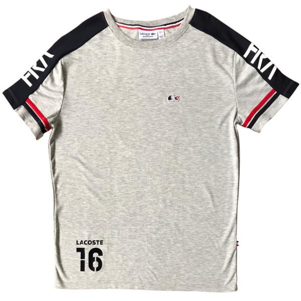 Camiseta Lacoste Victoire Cinza